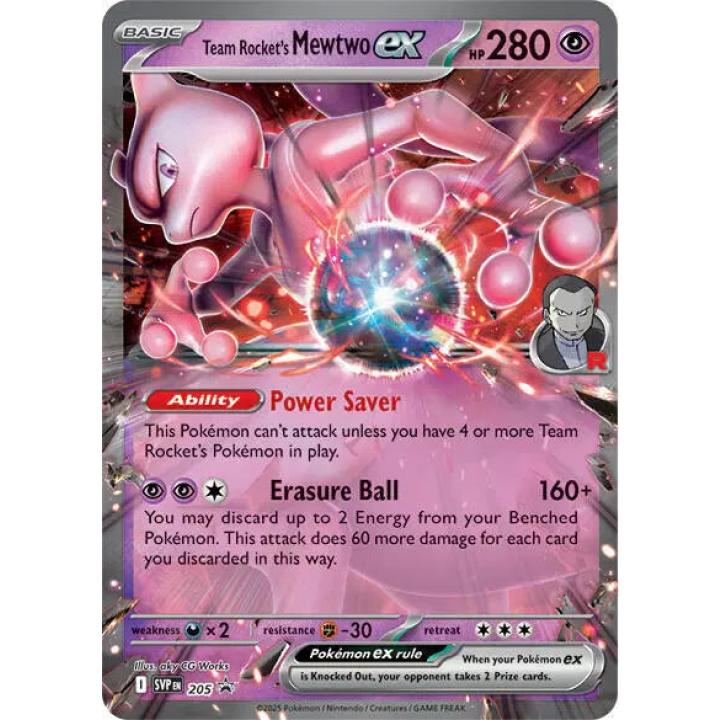 Team Rocket's Mewtwo ex 205 - Scarlet & Violet Promo - Holofoil
