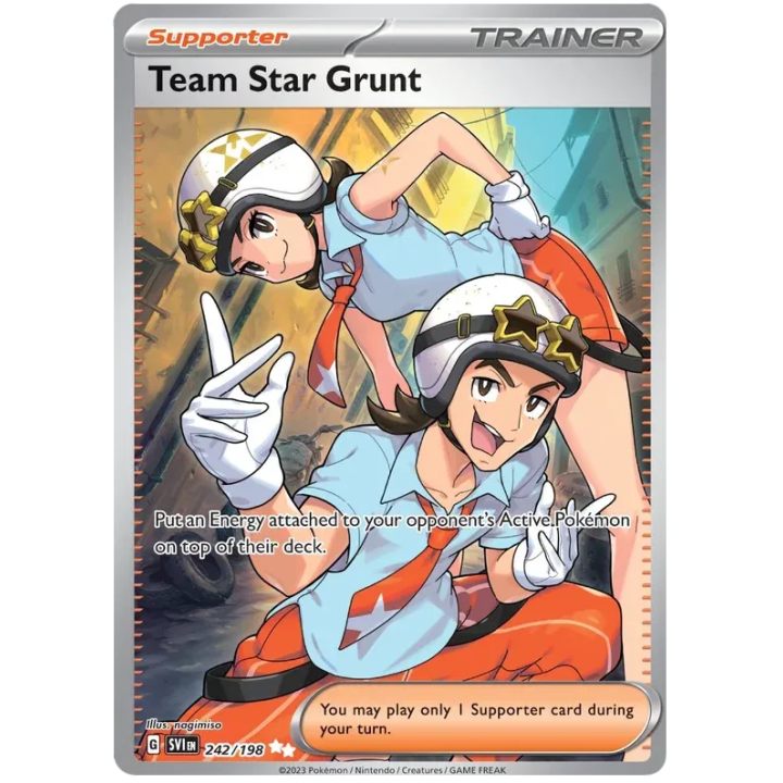Team Star Grunt 242/198 - Scarlet & Violet - Holofoil