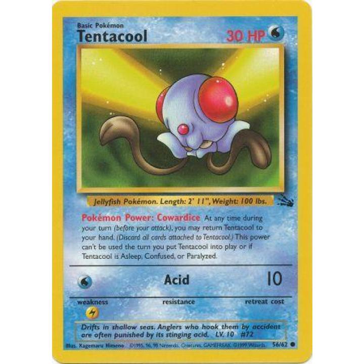 Tentacool 56/62 - Fossil (Unlimited) - Normal