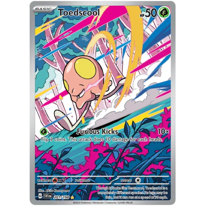 Toedscool 201/198 - Scarlet & Violet - Holofoil