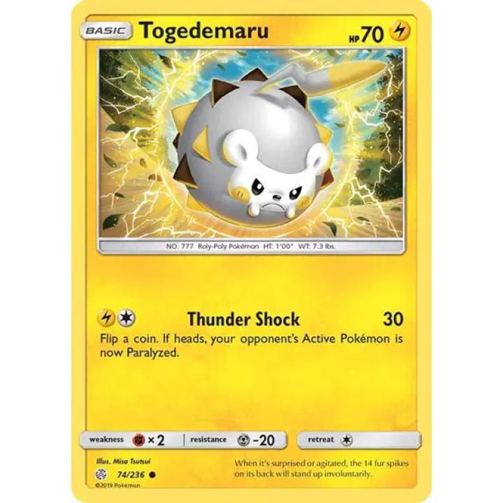 Togedemaru 74/236 - Cosmic Eclipse - Reverse Holofoil