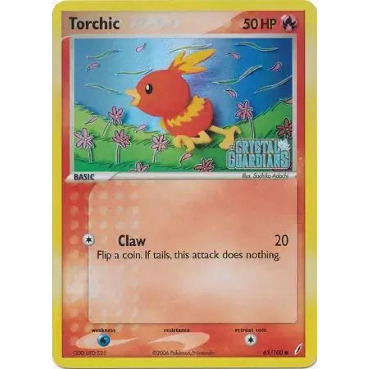 Torchic 65/100 - EX Crystal Guardians - Reverse Holofoil