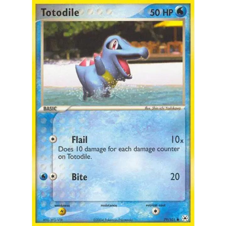 Totodile 79/101 - EX Hidden Legends - Normal