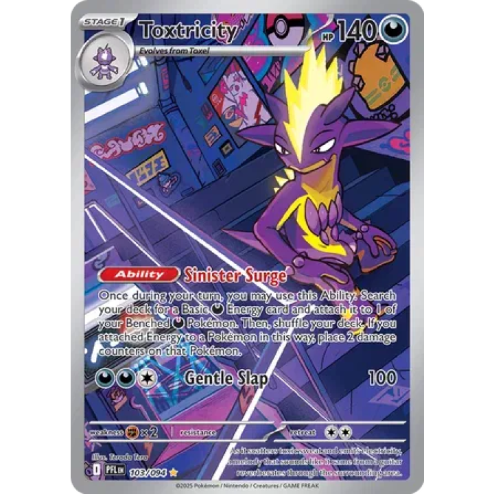 Toxtricity 103/094 - Phantasmal Flames - Holofoil