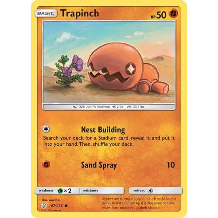 Trapinch 107/236 - Cosmic Eclipse - Reverse Holofoil