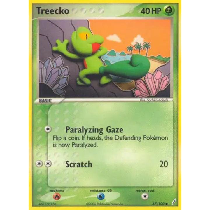 Treecko 67/100 - EX Crystal Guardians - Normal
