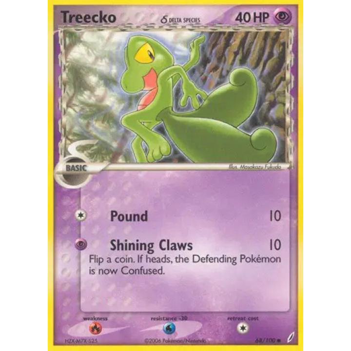Treecko 68/100 - EX Crystal Guardians - Normal