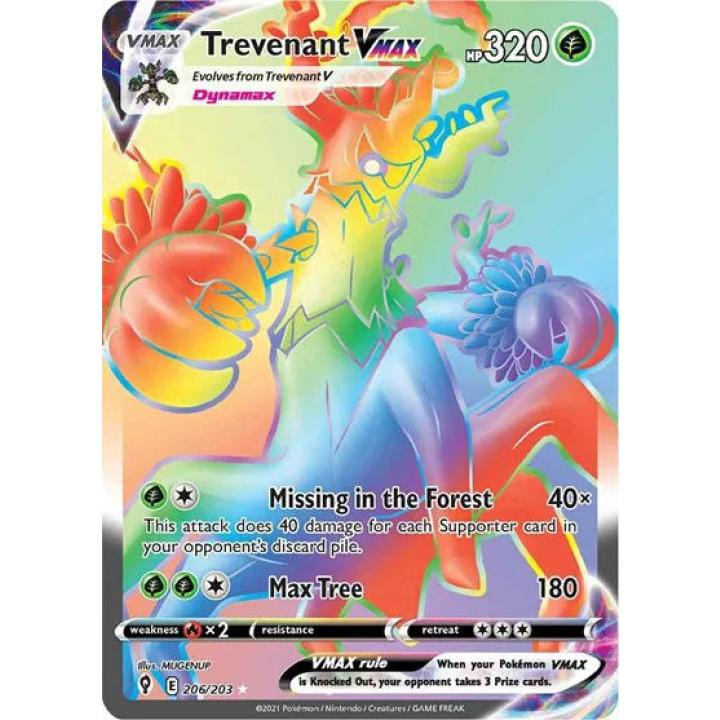 Trevenant VMAX 206/203 - Evolving Skies - Holofoil
