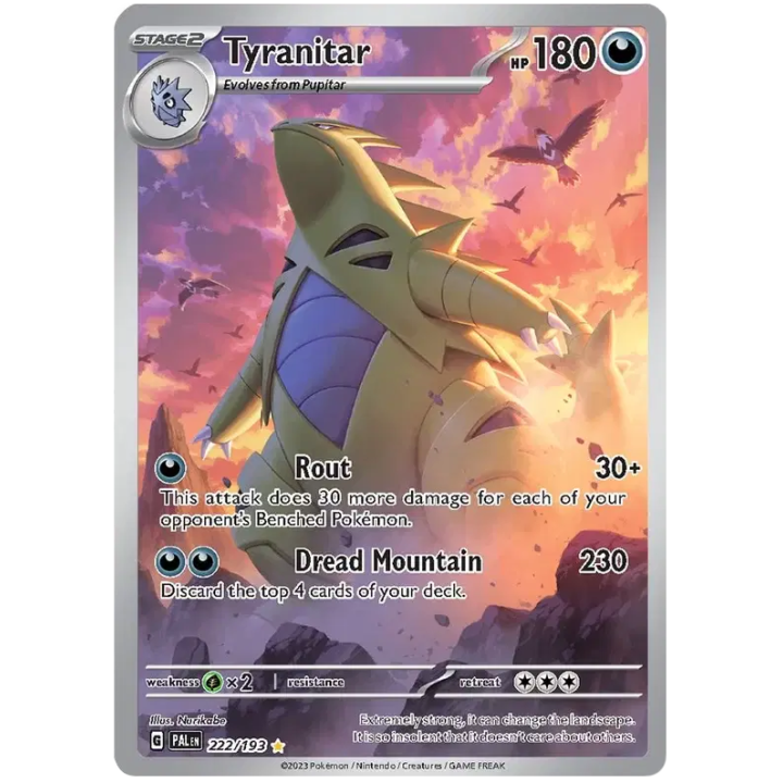 Tyranitar 222/193 - Paldea Evolved - Holofoil