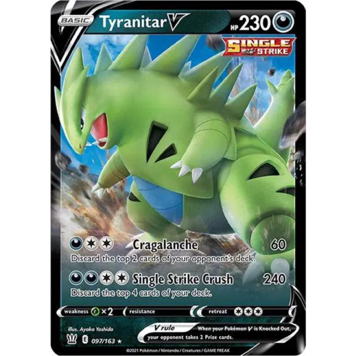 Tyranitar V 097/163 - Battle Styles - Holofoil
