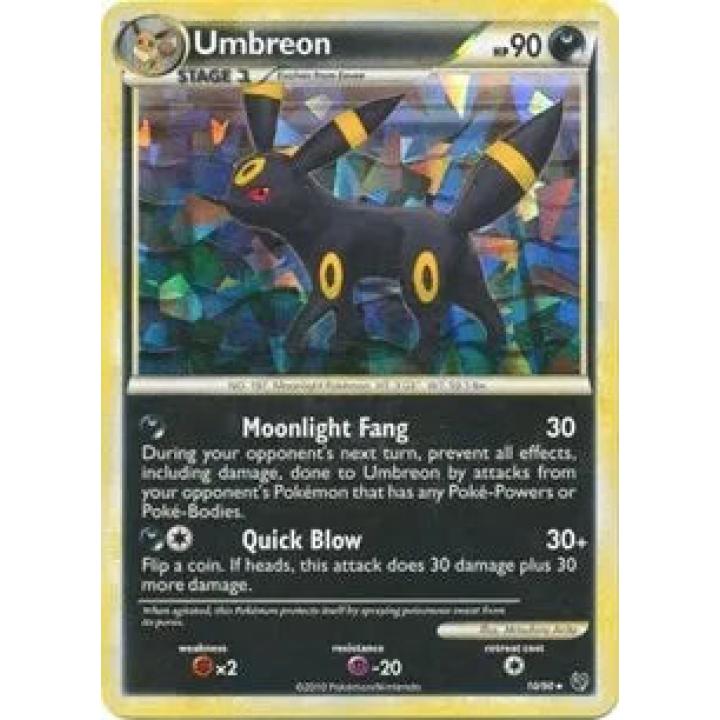 Umbreon 10/90 - Undaunted - Cracked Ice Holofoil