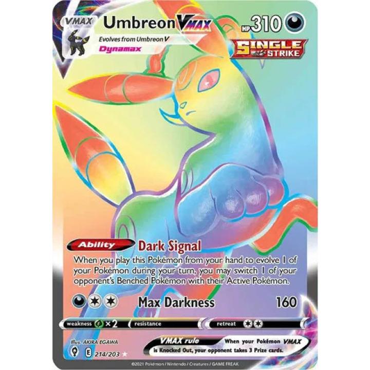 Umbreon VMAX 214/203 - Evolving Skies - Holofoil