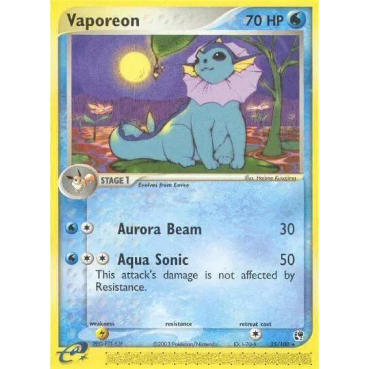 Vaporeon 25/100 - EX Sandstorm - Normal
