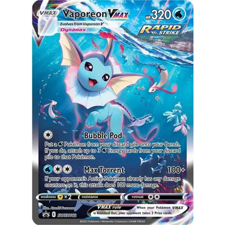 Vaporeon VMAX SWSH182 - Sword & Shield Promo - Holofoil