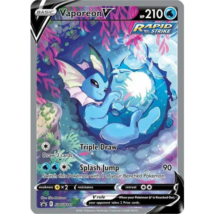 Vaporeon V SWSH181 - Sword & Shield Promo - Holofoil