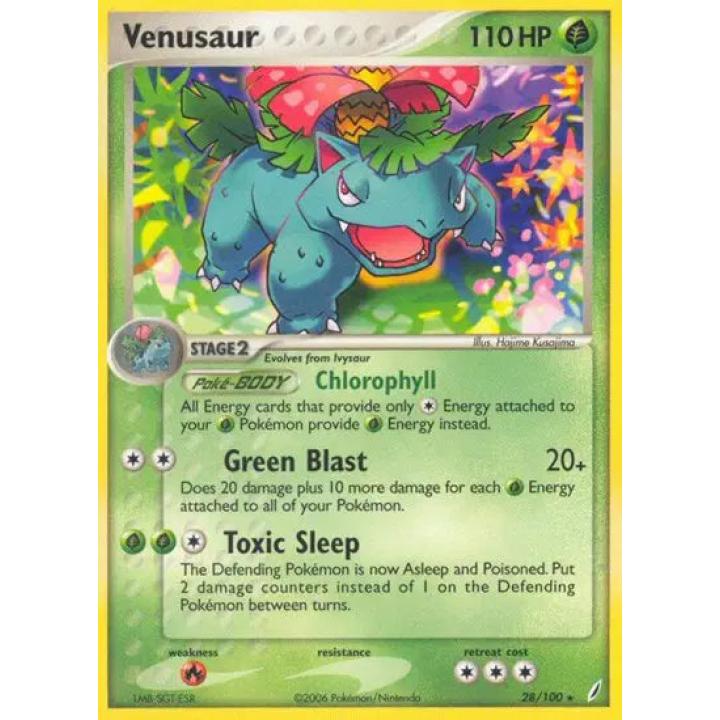 Venusaur 28/100 - EX Crystal Guardians - Normal