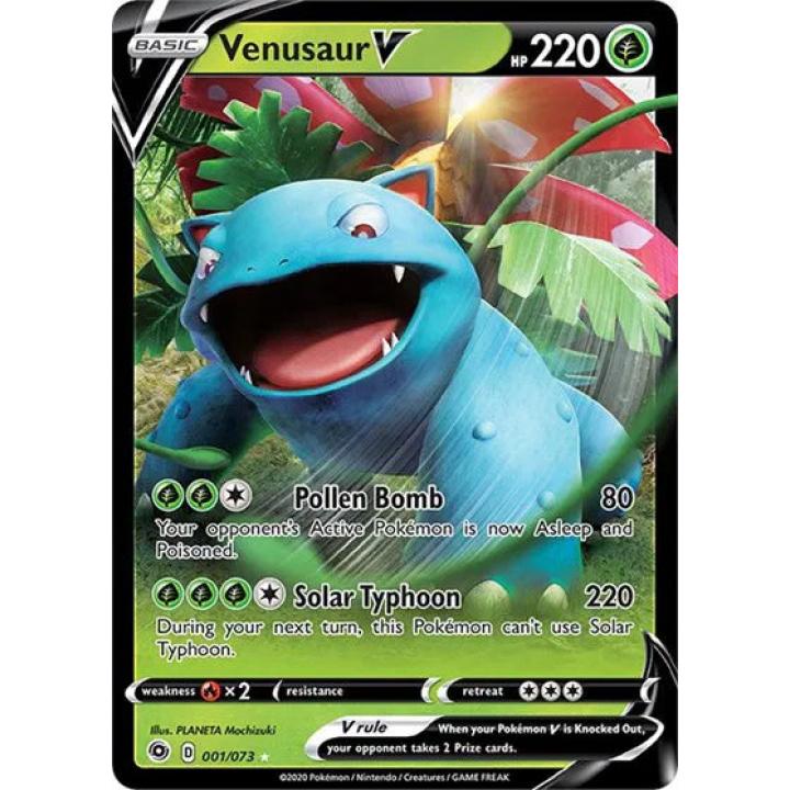 Venusaur V 001/073 - Champion's Path - Holofoil
