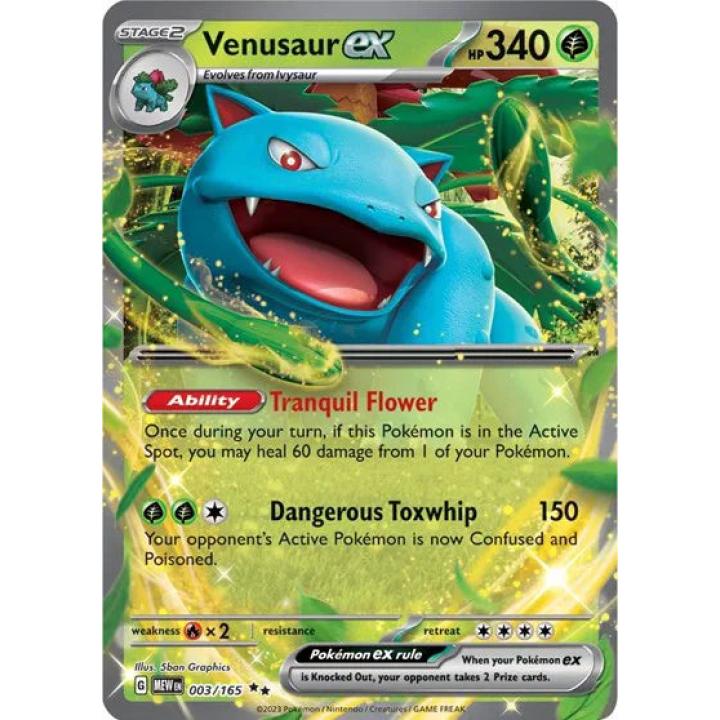 Venusaur ex 003/165 - Scarlet & Violet 151 - Holofoil