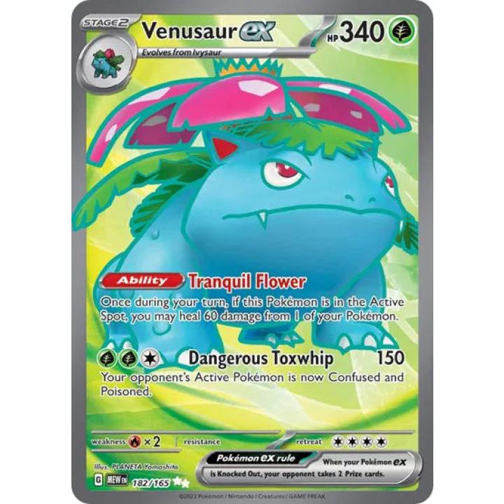 Venusaur ex 182/165 - Scarlet & Violet 151 - Holofoil