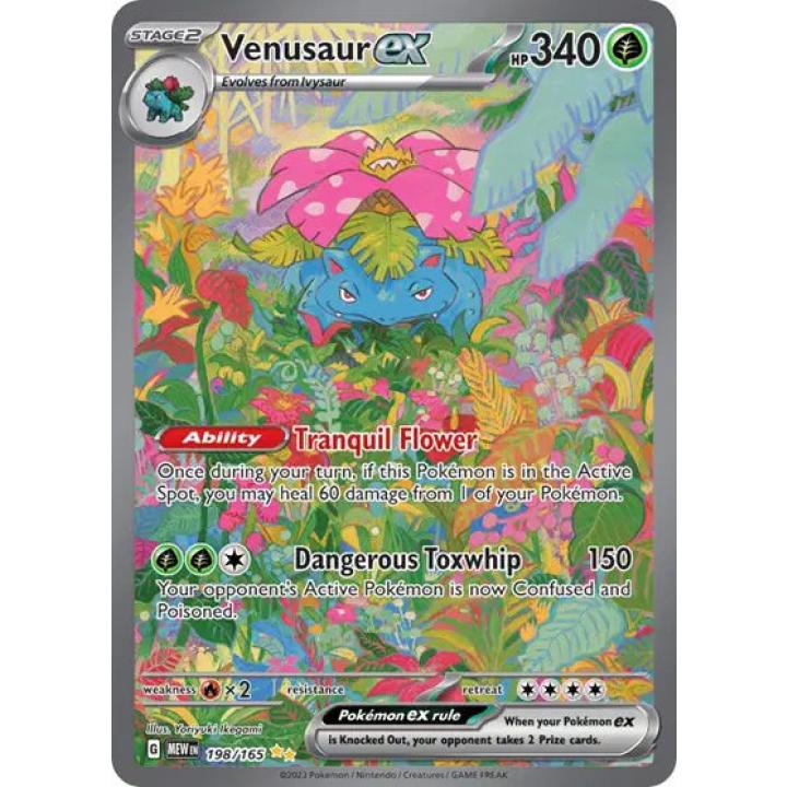 Venusaur ex 198/165 - Scarlet & Violet 151 - Holofoil