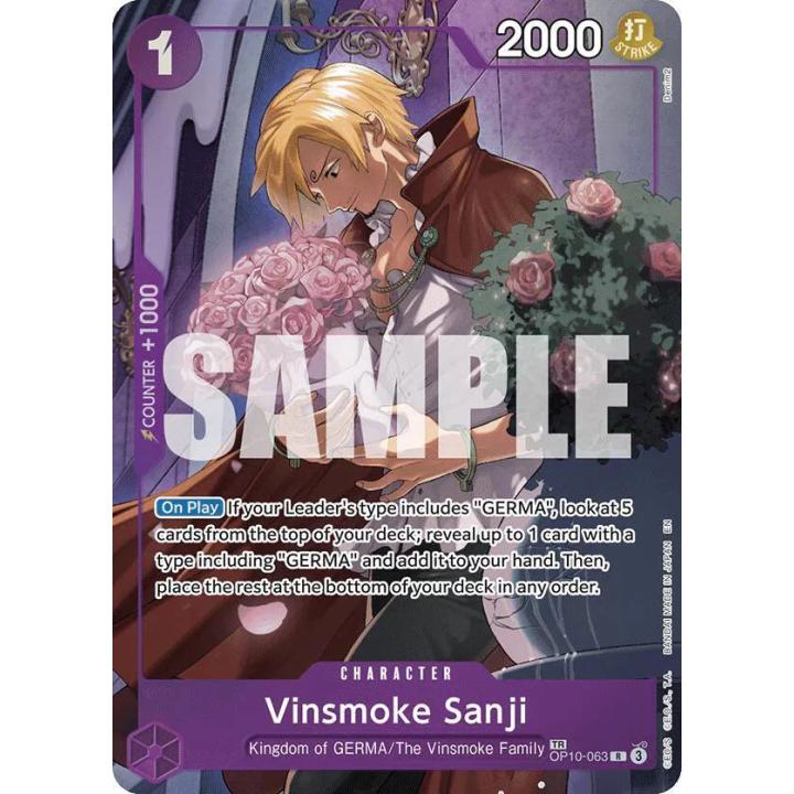 Vinsmoke Sanji (TR) OP10-063 - Legacy of the Master - Foil