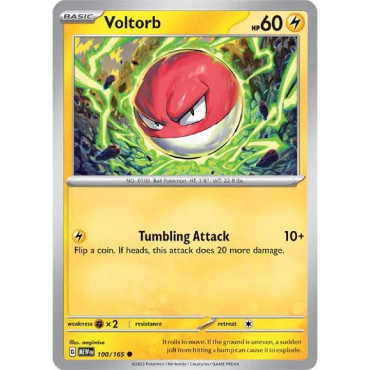 Voltorb 100/165 - Scarlet & Violet 151 - Reverse Holofoil