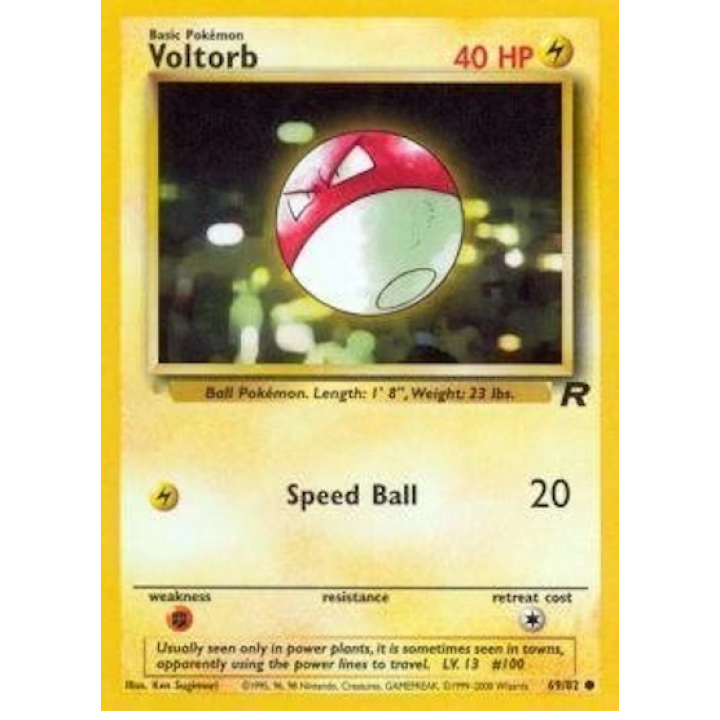 Voltorb 69/82 - Team Rocket (Unlimited) - Normal