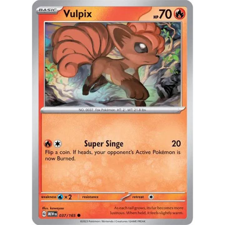 Vulpix 037/165 - Scarlet & Violet 151 - Normal