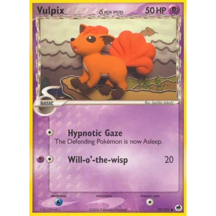 Vulpix 70/101 - EX Dragon Frontiers - Normal