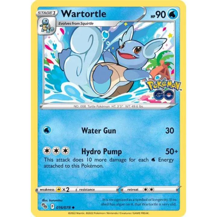 Wartortle 016/078 - Pokemon Go - Normal
