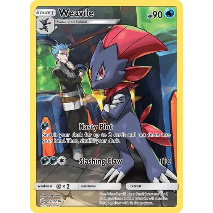Weavile 238/236 - Cosmic Eclipse - Holofoil