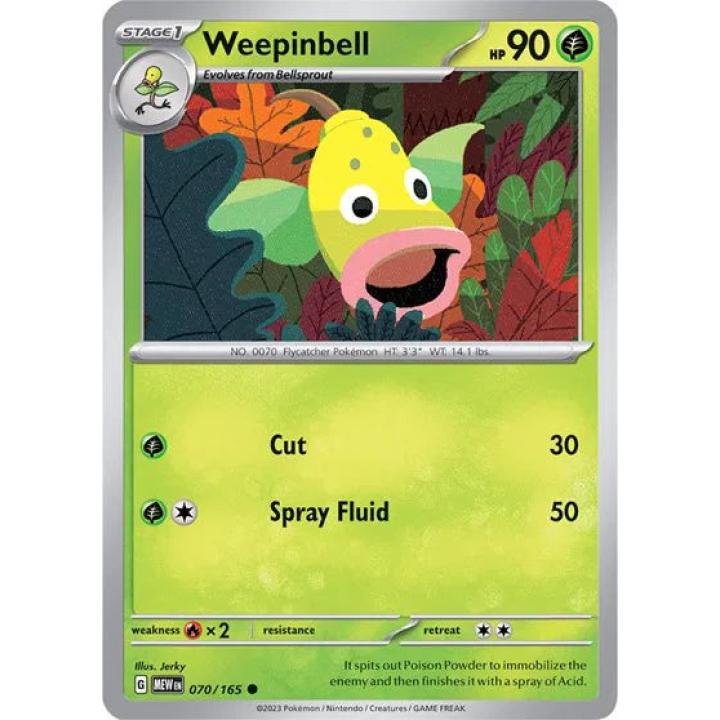 Weepinbell 070/165 - Scarlet & Violet 151 - Reverse Holofoil