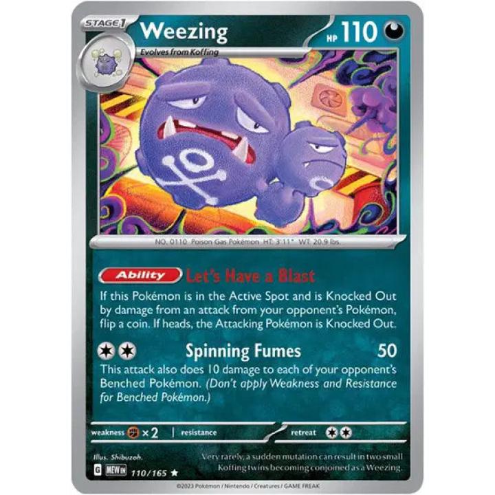 Weezing 110/165 - Scarlet & Violet 151 - Holofoil