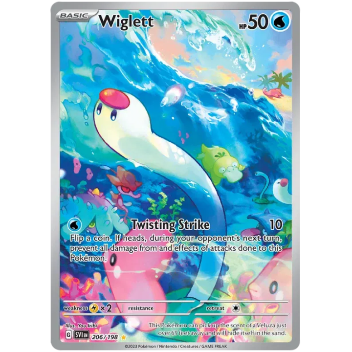 Wiglett 206/198 - Scarlet & Violet - Holofoil