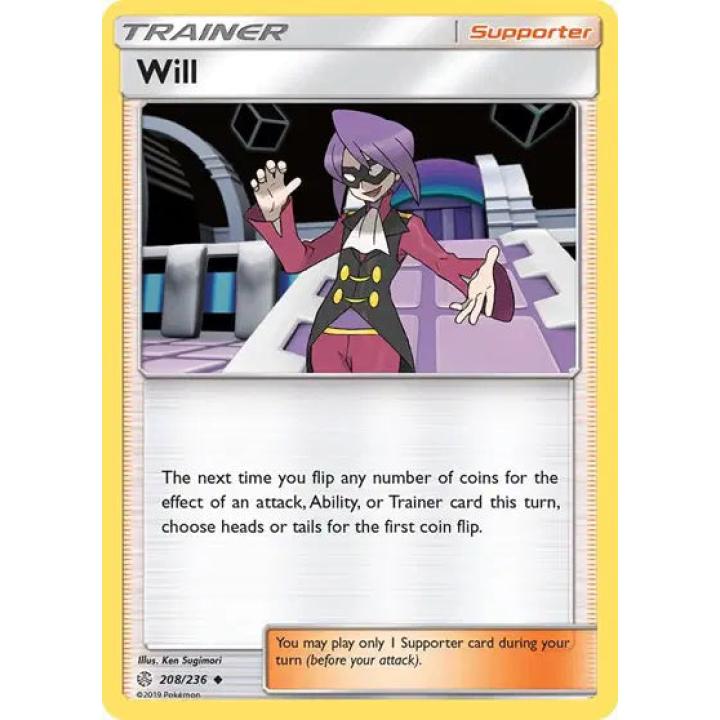 Will 208/236 - Cosmic Eclipse - Reverse Holofoil
