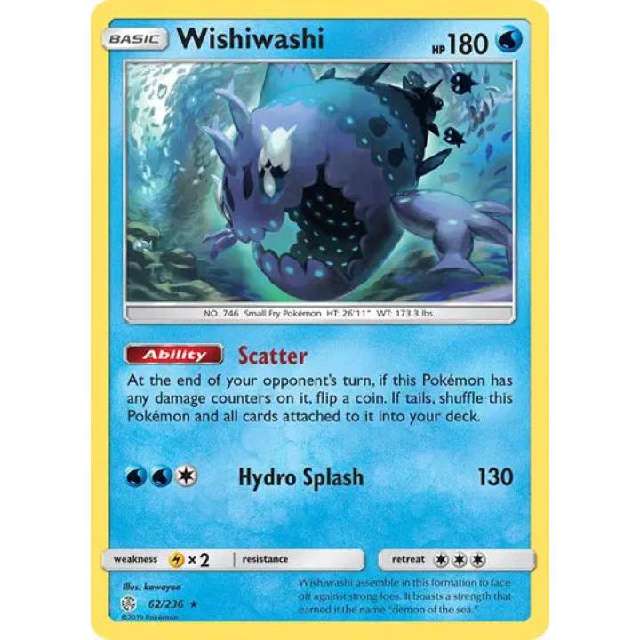 Wishiwashi 62/236 - Cosmic Eclipse - Reverse Holofoil