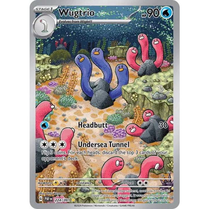 Wugtrio 224/091 - Paldean Fates - Holofoil