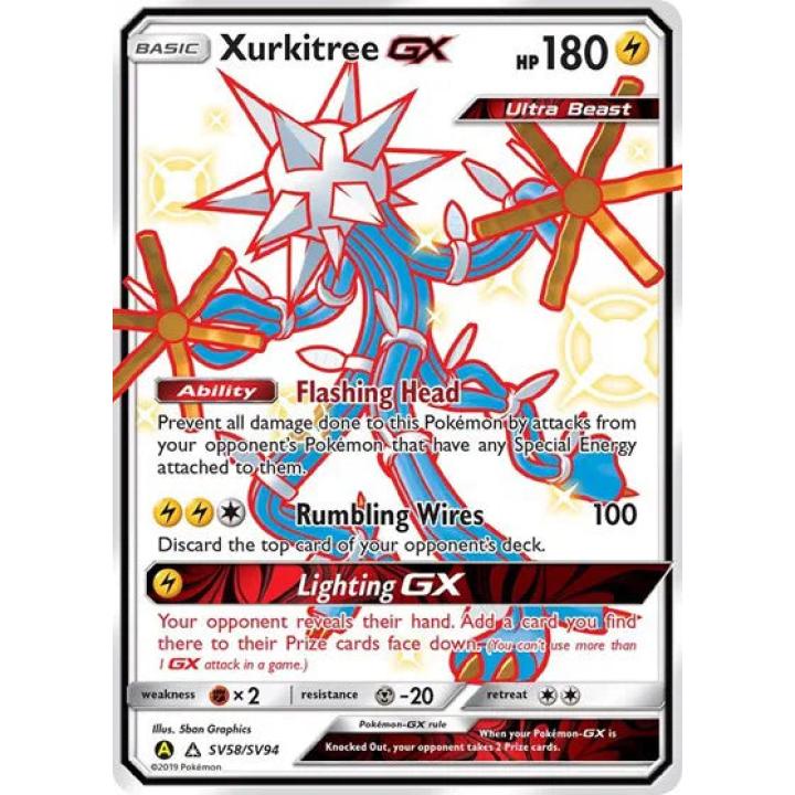 Xurkitree GX SV58/SV94 - Hidden Fates: Shiny Vault - Holofoil