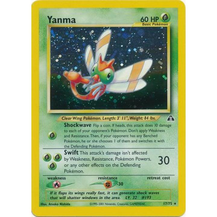 Yanma 17/75 - Neo Discovery (Unlimited) - Holofoil