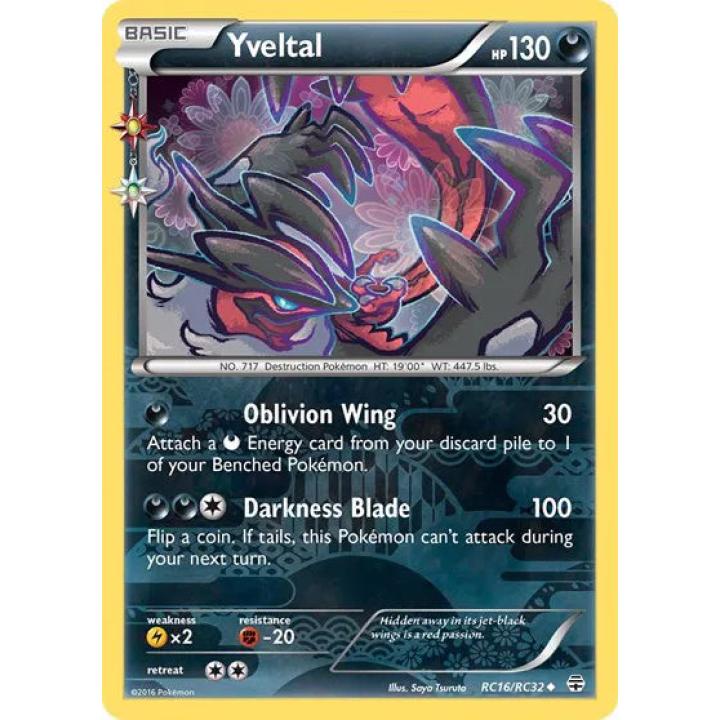 Yveltal RC16/RC32 - Generations: Radiant Collection - Holofoil