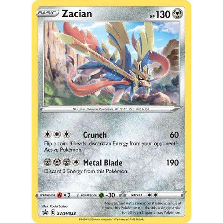 Zacian SWSH033 - Sword & Shield Promo - Holofoil