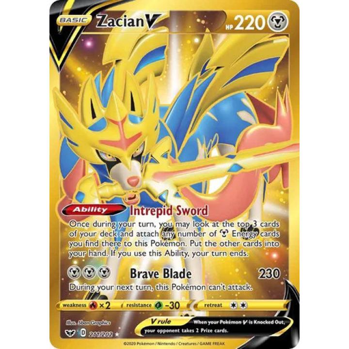Zacian V 211/202 - Sword & Shield - Holofoil