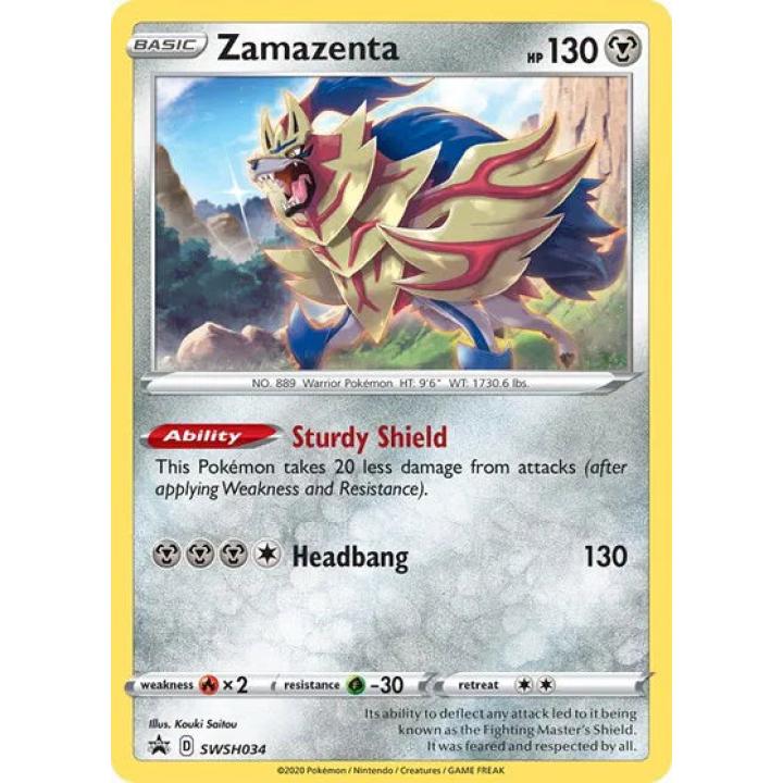Zamazenta SWSH034 - Sword & Shield Promo - Holofoil