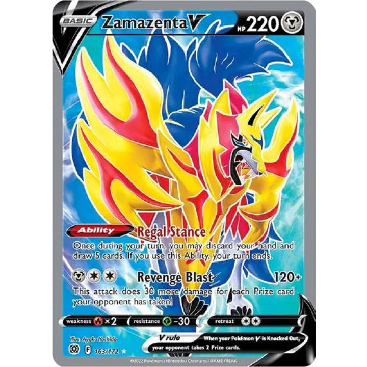 Zamazenta V 163/172 - Brilliant Stars - Holofoil
