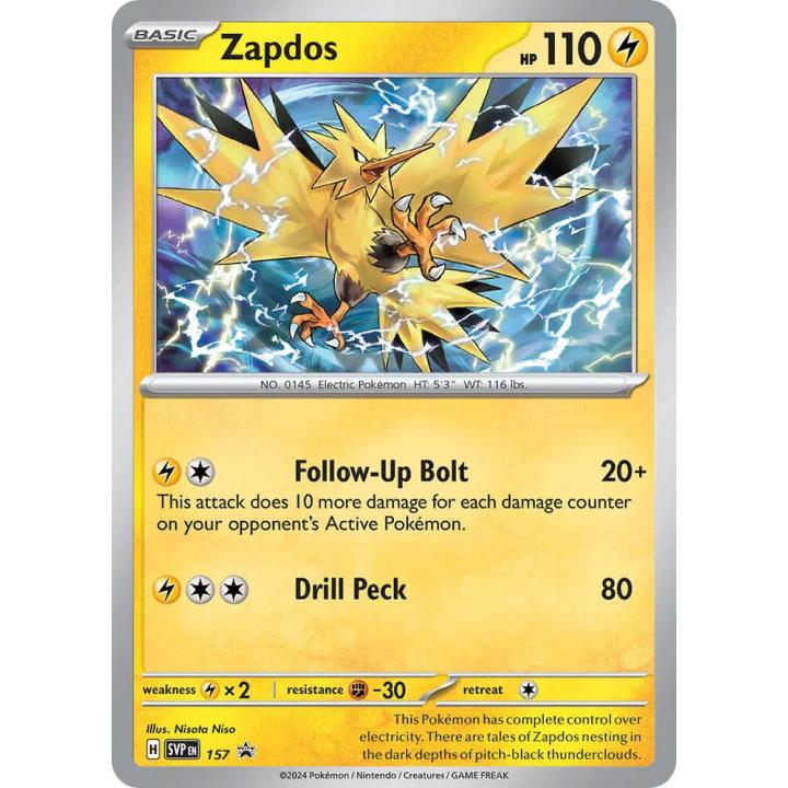 Zapdos 157 - Scarlet & Violet Promo - Holofoil