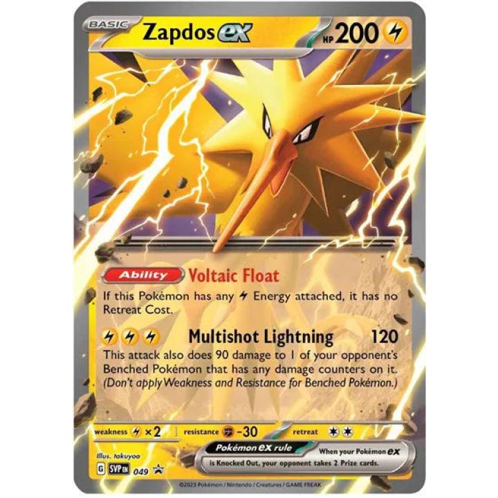 Zapdos ex 049 - Scarlet & Violet Promo - Holofoil