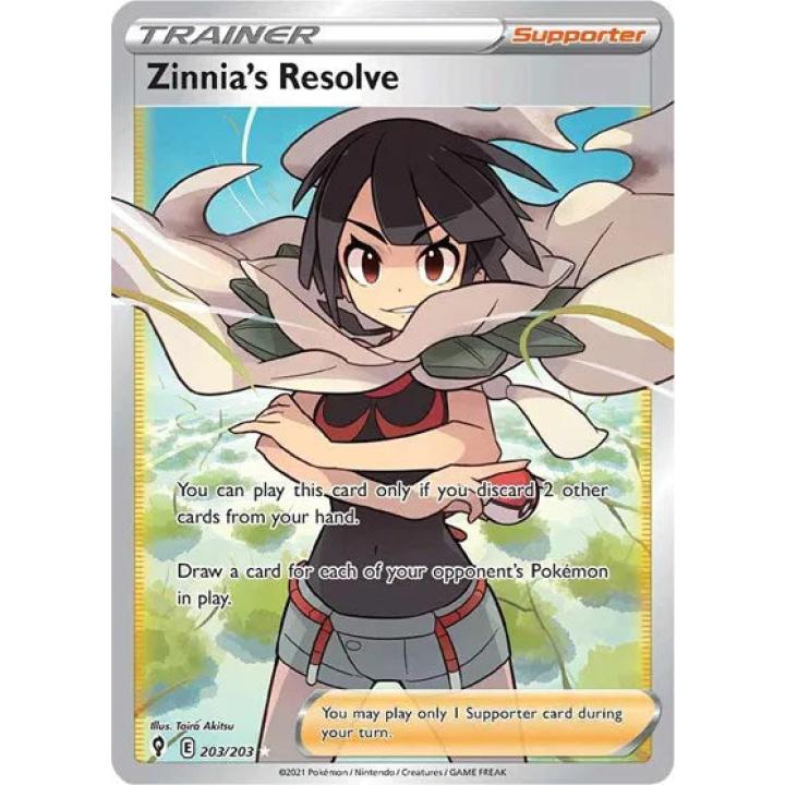 Zinnia's Resolve 203/203 - Evolving Skies - Holofoil