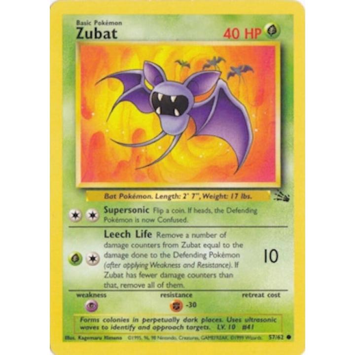 Zubat 57/62 - Fossil (Unlimited) - Normal
