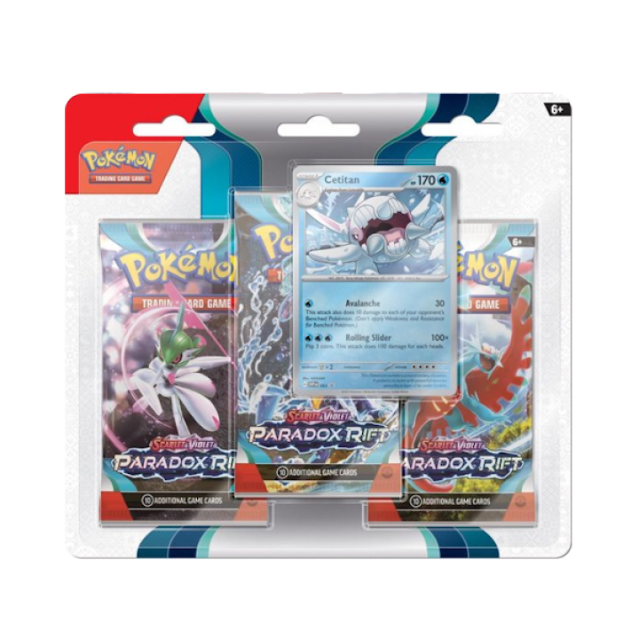 Pokémon Paradox Rift: 3-Pack Blister - Cetitan