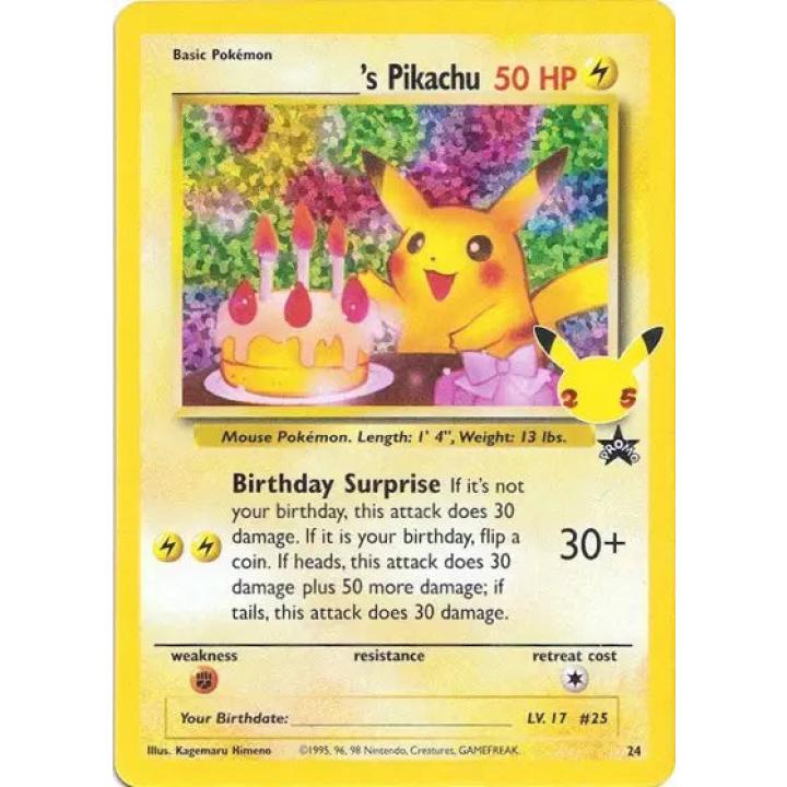 ______'s Pikachu 24/53 - Celebrations: Classic Collection - Holofoil